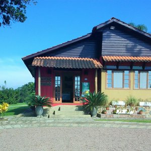 The welcoming lodge