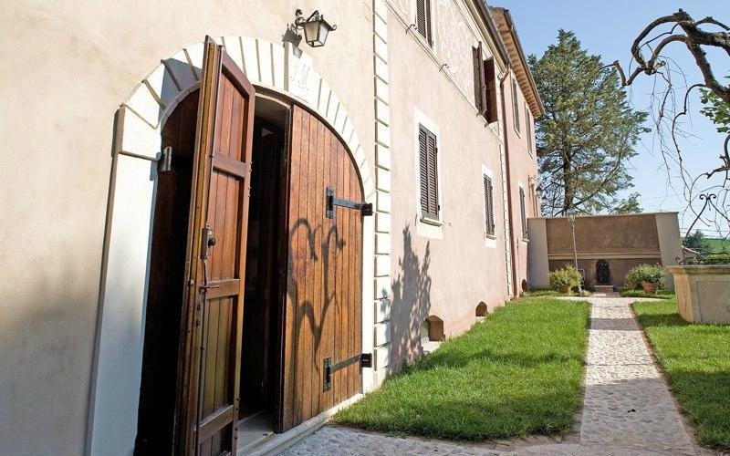 Il giardino privato dell'appartamento Maora