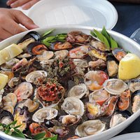 Misto grande di frutti di mare crudi