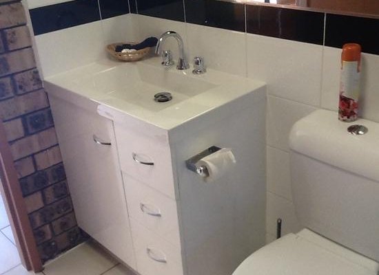 spotless bathroom