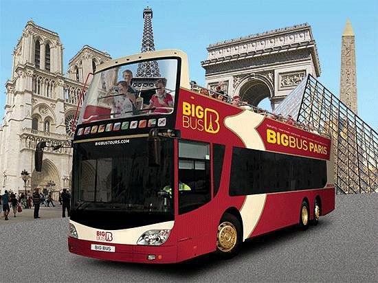 big bus tour eiffel