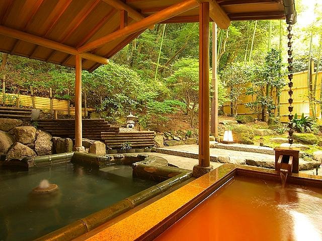 hot springs open air bath