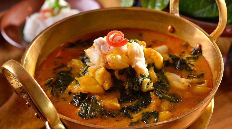 Crab meat curry