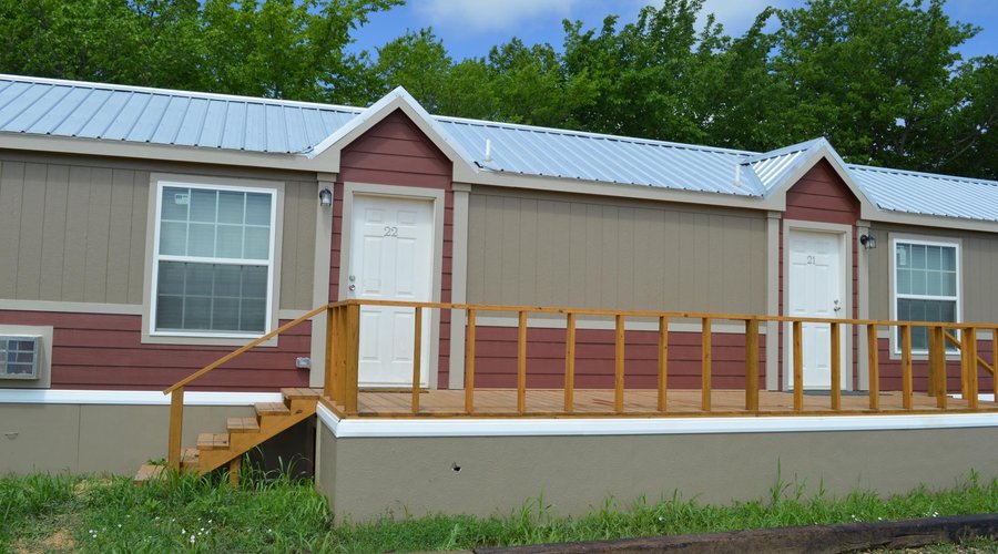 Cabin set in the Country