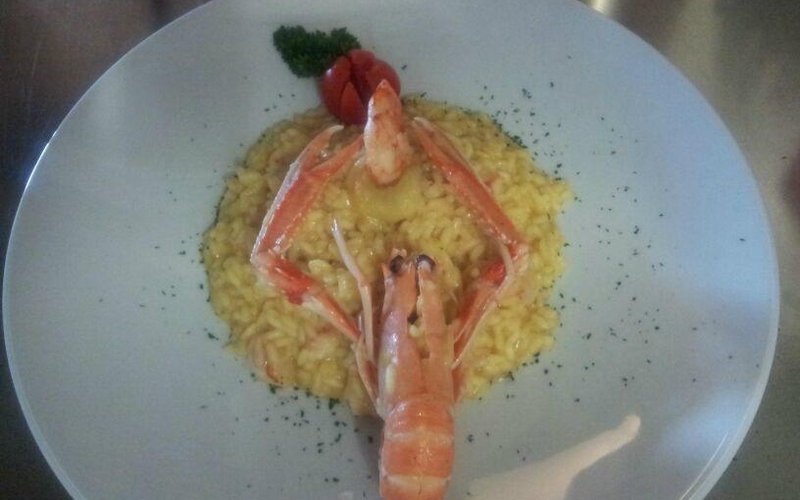 Risotto ai crostacei.