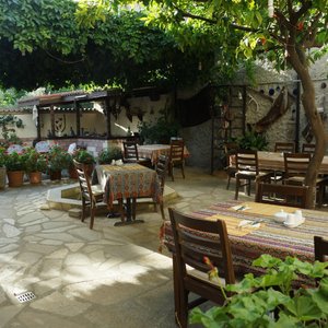 The courtyard