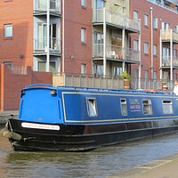 Narrow boat on the canal