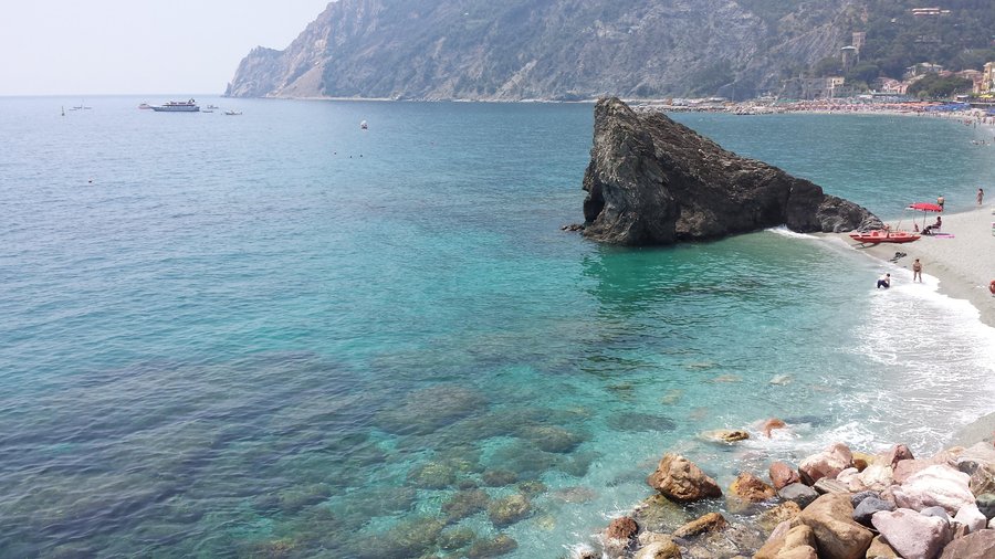 the beach