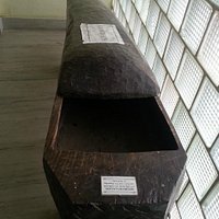 A single wood Coffin
