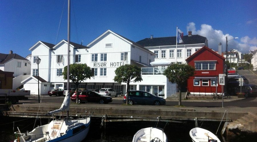 View of the Hotel from the Ocean
