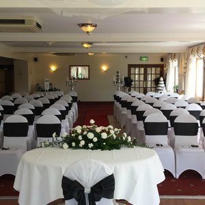 Set up for civil ceremony