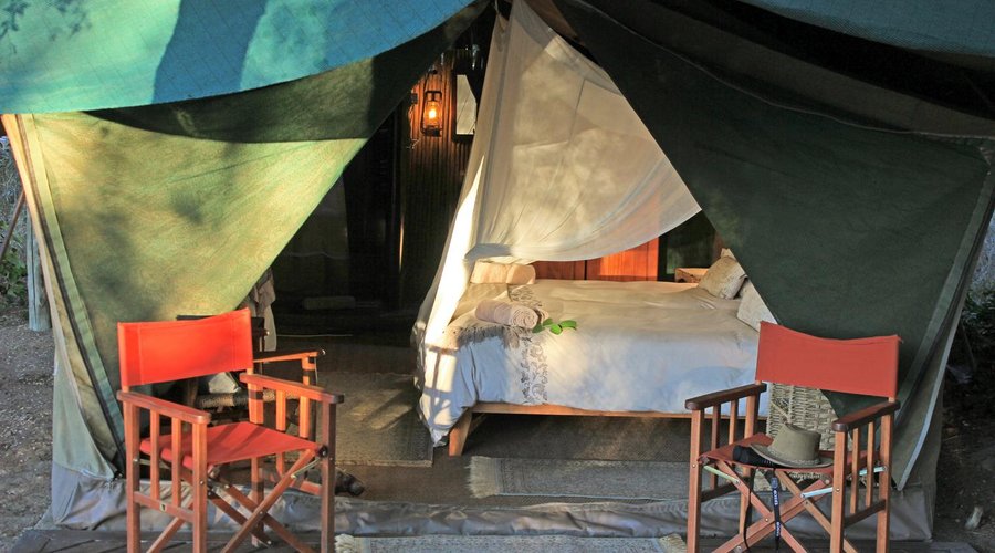 Tent entrance