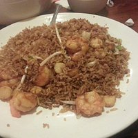 Shrimp and scallops fried rice