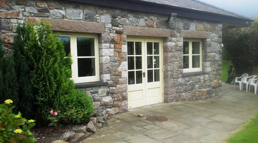 July 2014 - Rear elevation of  lower dining room extension