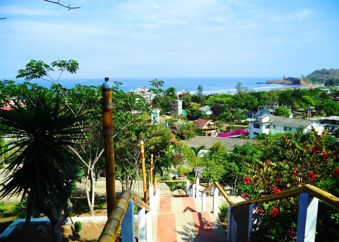 Vista del oceano desde Nativa Bambu Ecolodge