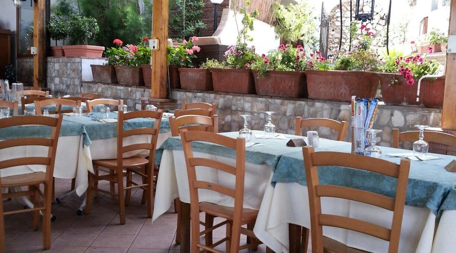 La sala all'aperto