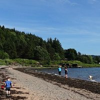 Beach at Lunderston Bay