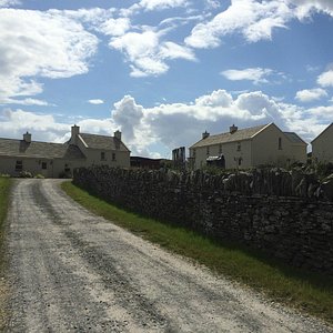 View of the Retreat centre from bottom of the driveway- main buildings