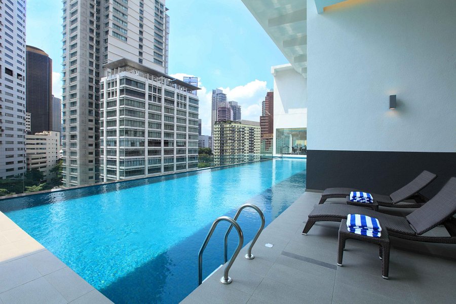 Hotel with private pool in room kl