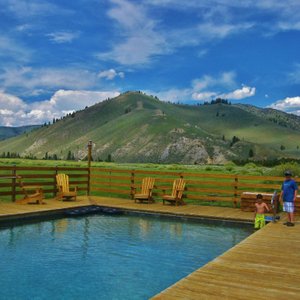 The hot springs pool