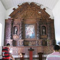 retábulo em madeira