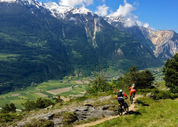 High up in the Valais regions!