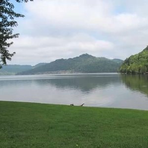 lake view from site