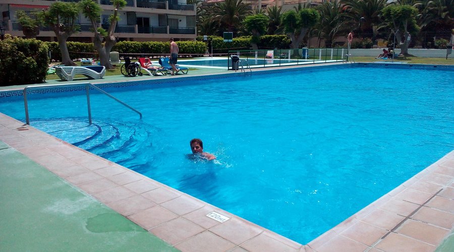 view of the pool