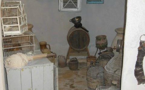 kitchen pantry with 100 year old wine