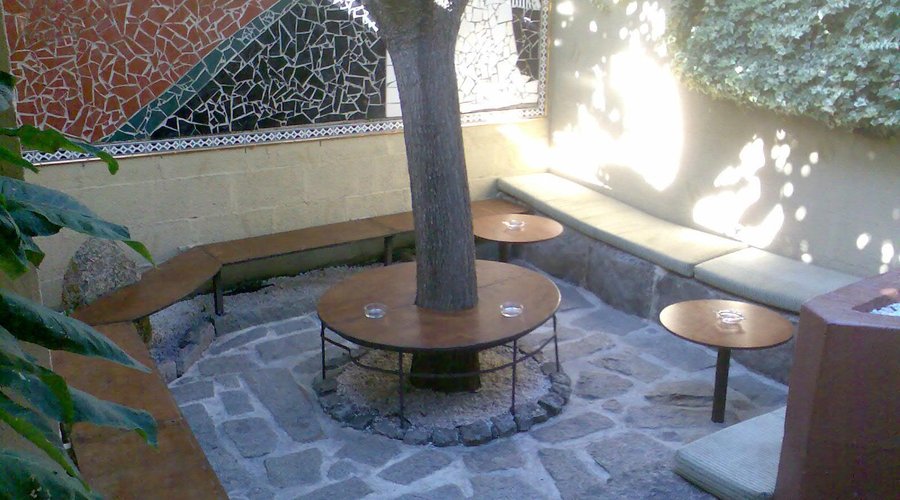 Una de las zonas de nuestra terraza interior.