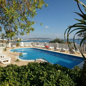 Swimming pool at day time