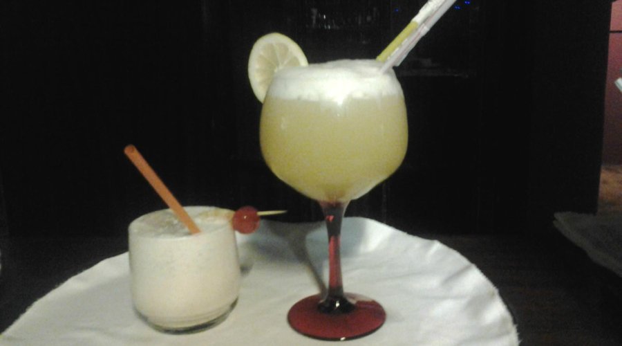 Batida de coco y Barbarroja