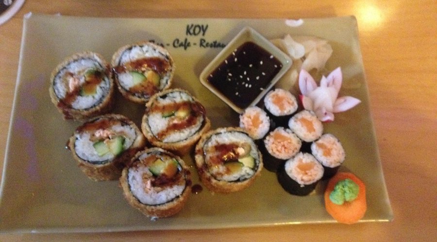 Happy Roll and Spicy Salmon!
