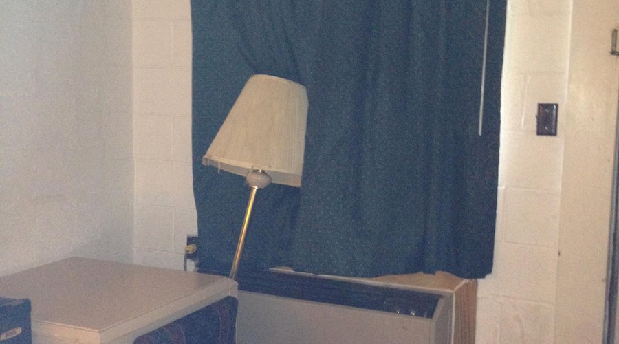 Broken drape rod