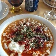 Delicious Kayseri manti at the hotel's restaurant