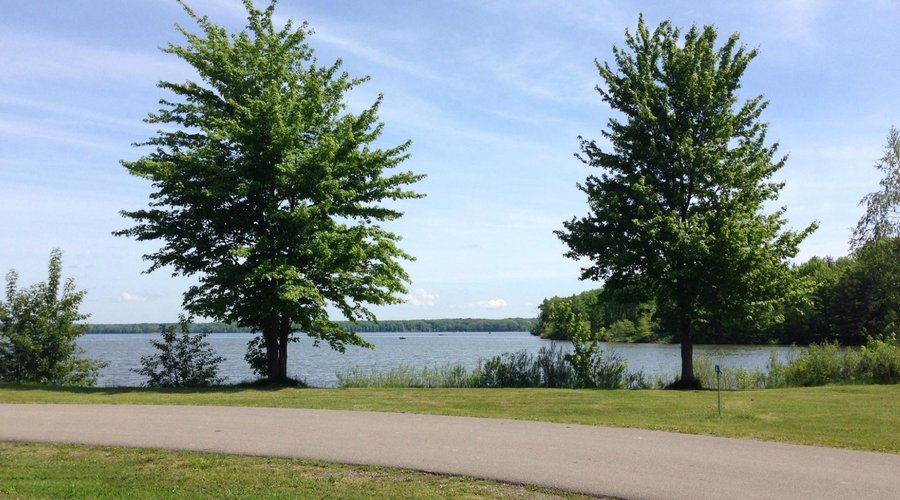View of Pymatuning Lake from Jamestown Campground Site 623