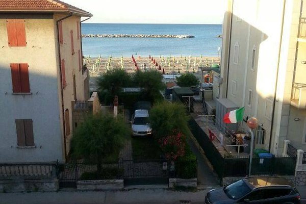 Vista dal balcone della stanza 11 (secondo piano)