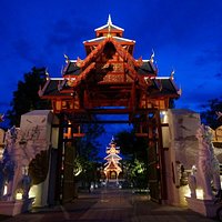 The entrance to Thai Thani arts and cultural Village