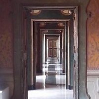Piano nobile - Veduta di ingresso alle sale