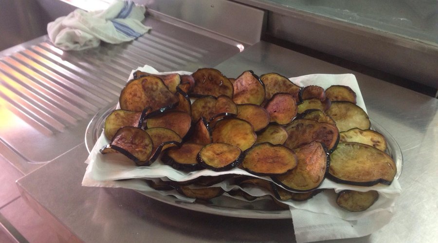 Melanzane fritte....
