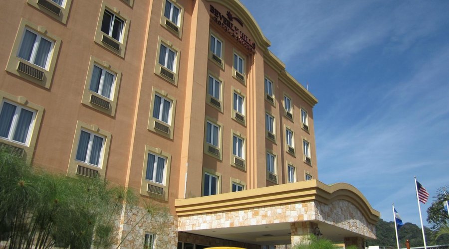 Front of hotel