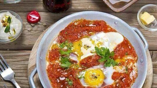 From our Israeli cuisine: Shakshuka!