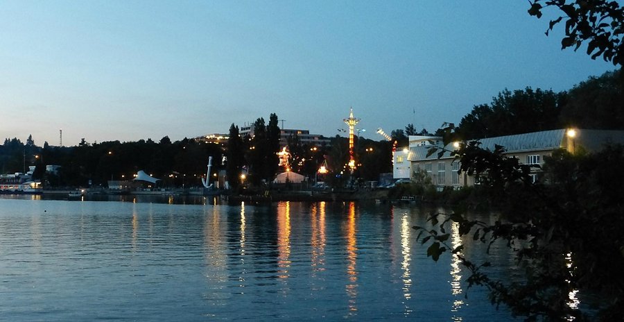 in the evening