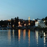 in the evening