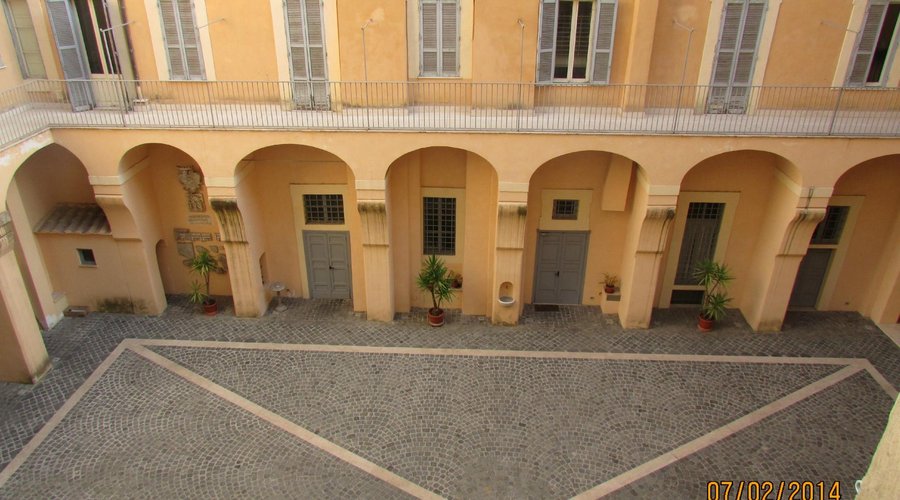 View of the courtyard