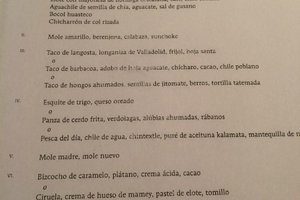 Menú