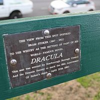 Seat where Bram Stoker looked over Whitby