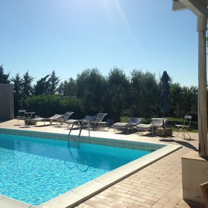 la piscina