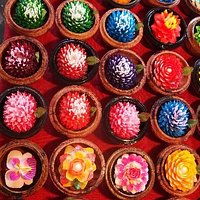 Soap carving at the market