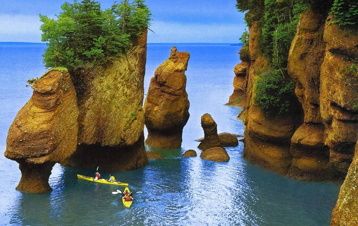Noramérica Canadá Nuevo Brunswick Fundy Parque Nacional Horquillas